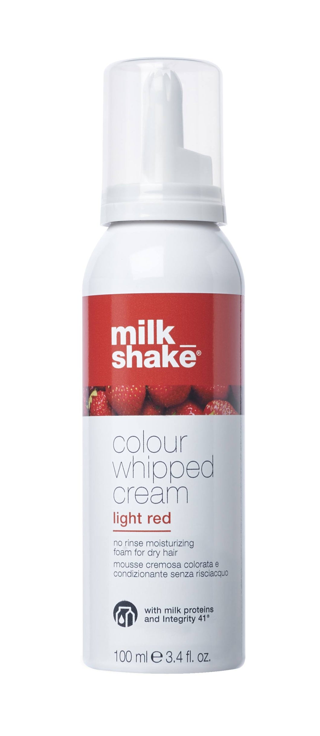 Light Red milk_shake Coloured Whipped Cream
